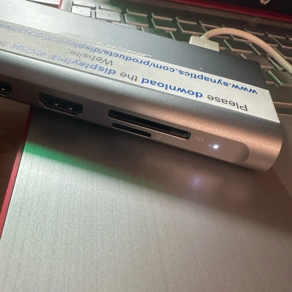 Hiearcool Docking Station for laptop, Quadruple Display USB C 12 in 1 New